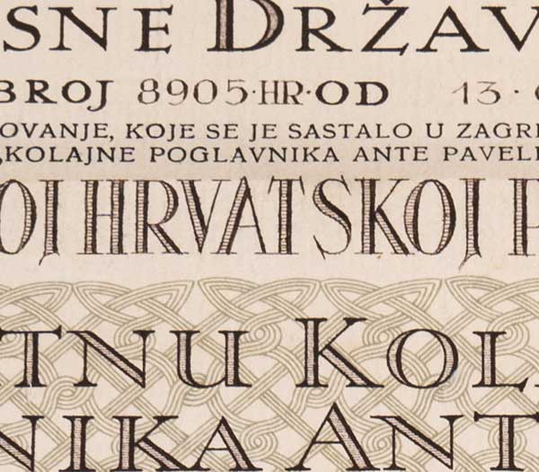 Diploma o dodjeli kolajne za hrabrost