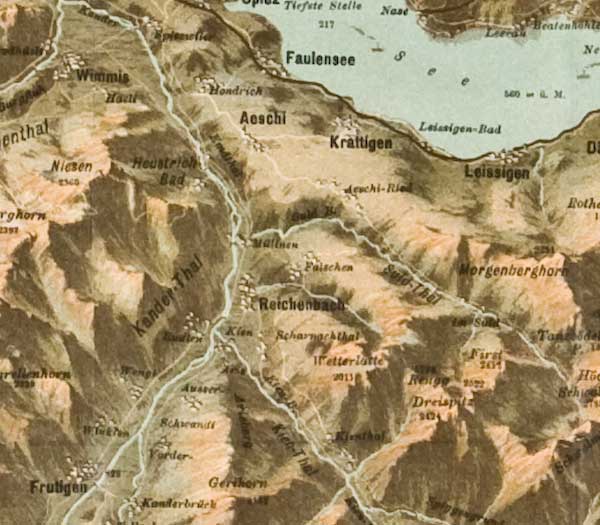 Narodni atlas Švicarske – edicija Bernske Alpe