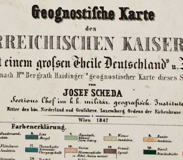 Geološka karta Austrijskoga Carstva