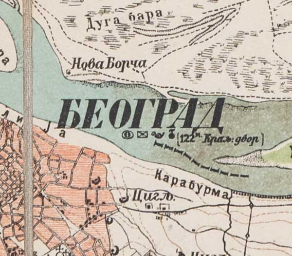 Topografska karta Kraljevine Srbije za vojne potrebe