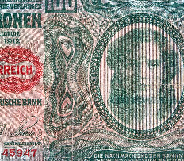 Novčanica od 100 kruna iz 1919.